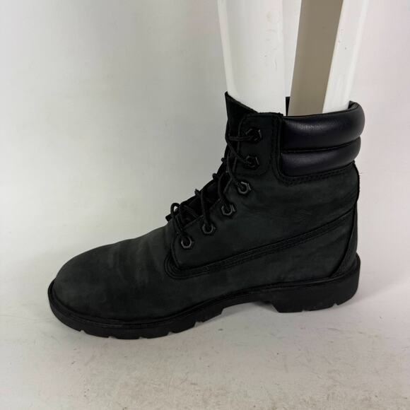 Timberland Linden Woods 6 Inch Boot Women's 8.5 Black Leather Ankle Waterproof - Picture 6 of 10
